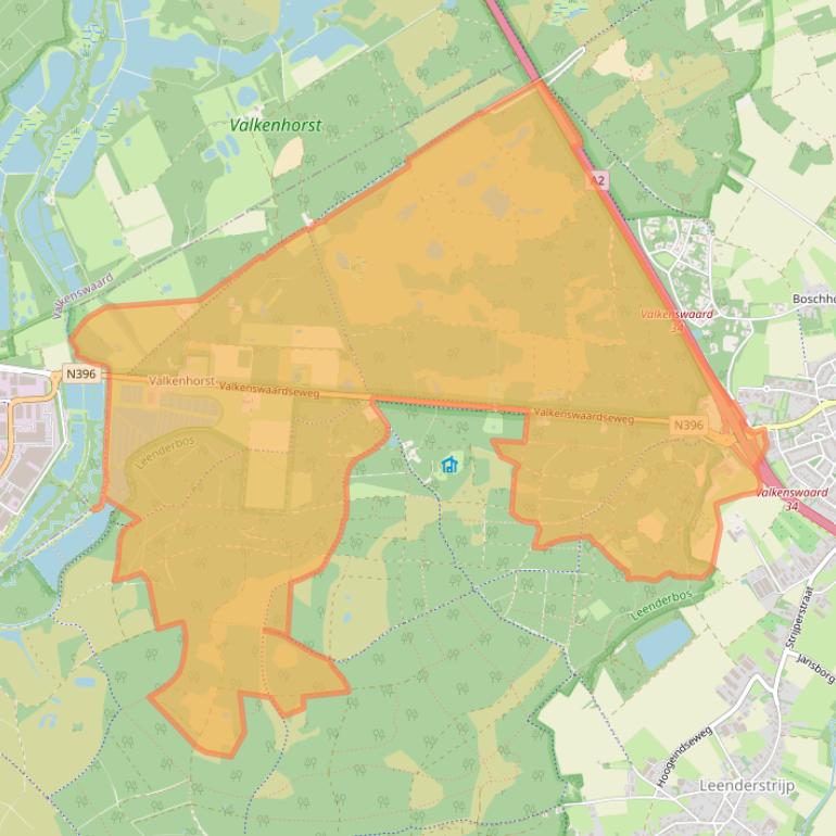 Kaart van postcodegebied 5595XB.