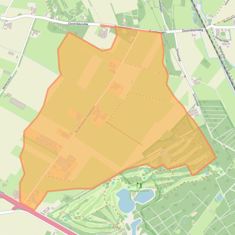 Kaart van postcodegebied 5595XH.
