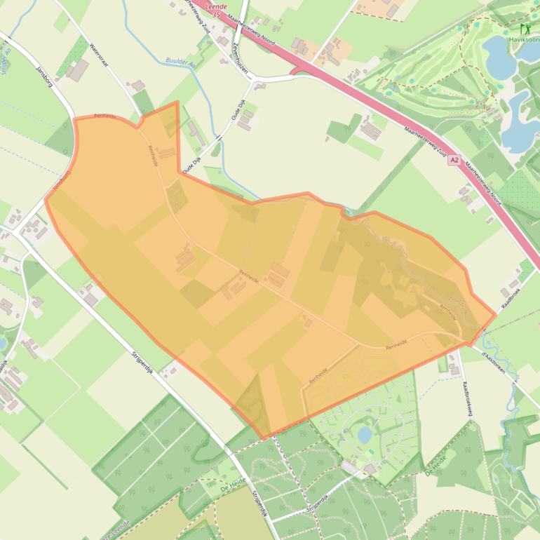 Kaart van postcodegebied 5595XJ.