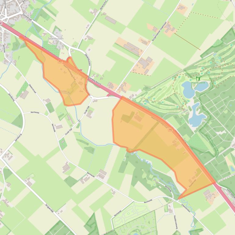 Kaart van postcodegebied 5595XK.