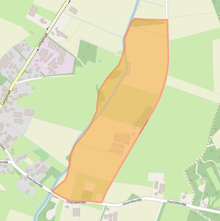 Kaart van postcodegebied 5595XX.