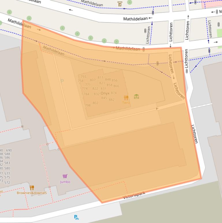 Kaart van postcodegebied 5611BN.