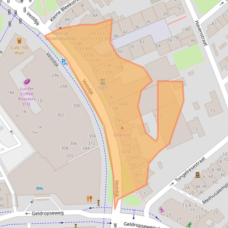 Kaart van postcodegebied 5611CB.