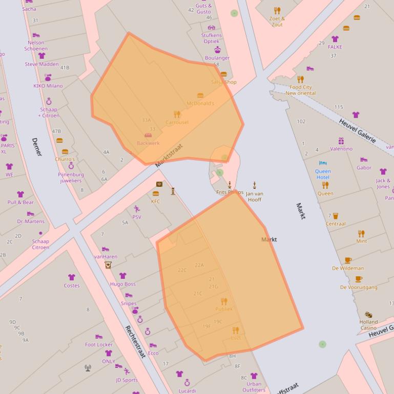 Kaart van postcodegebied 5611EC.