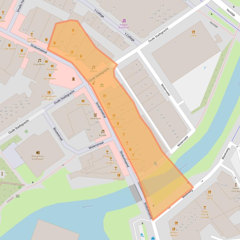 Kaart van postcodegebied 5611ER.