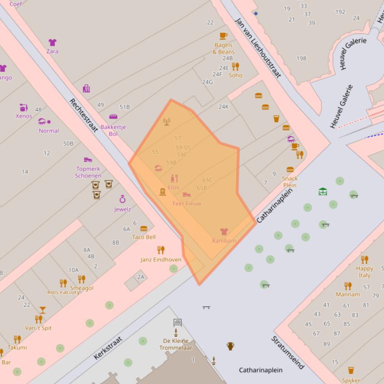 Kaart van postcodegebied 5611GN.