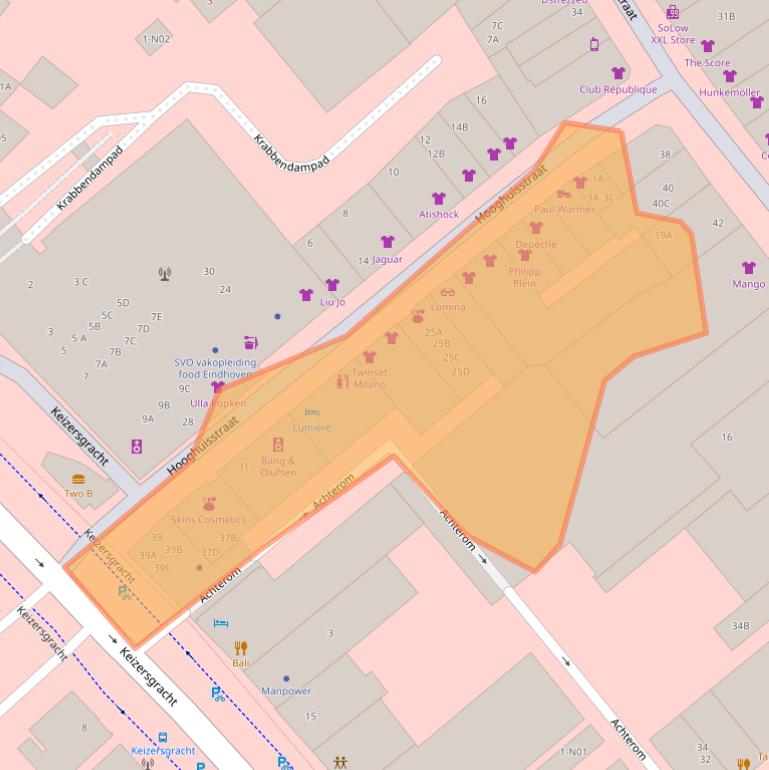 Kaart van postcodegebied 5611GS.