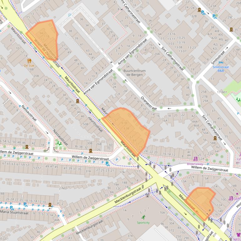Kaart van postcodegebied 5611GV.