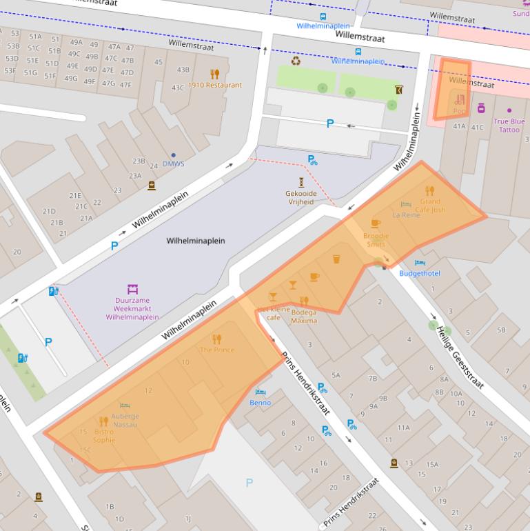 Kaart van postcodegebied 5611HE.