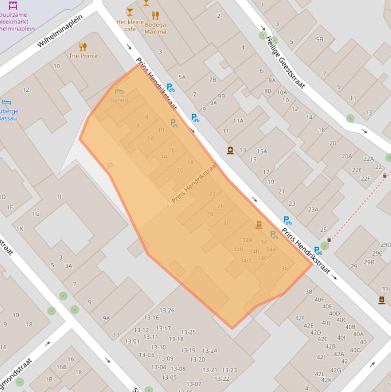 Kaart van postcodegebied 5611HK.