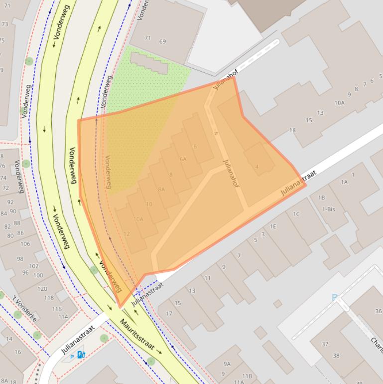 Kaart van postcodegebied 5611HT.