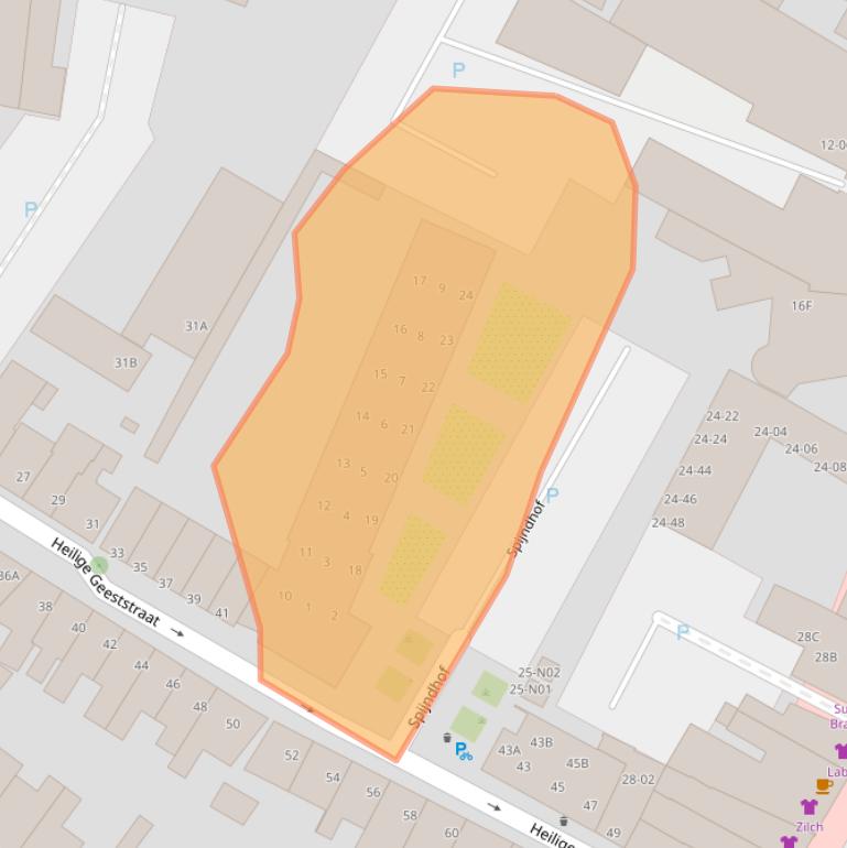 Kaart van postcodegebied 5611HV.