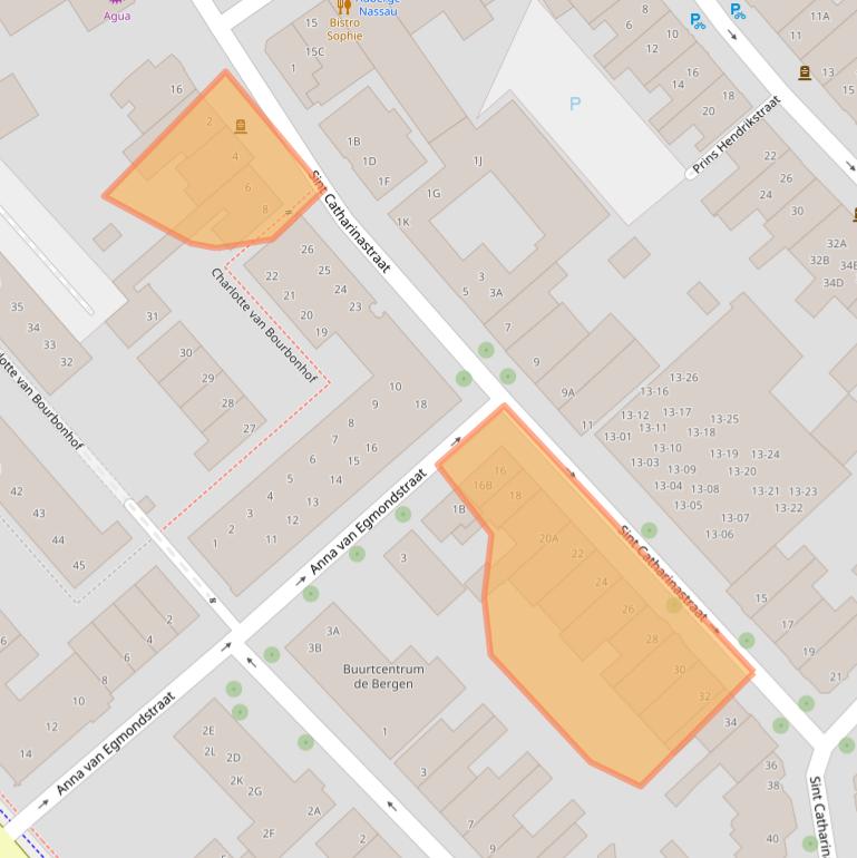 Kaart van postcodegebied 5611JC.