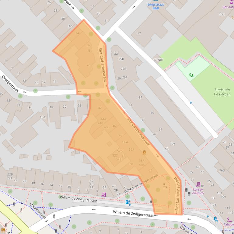 Kaart van postcodegebied 5611JD.