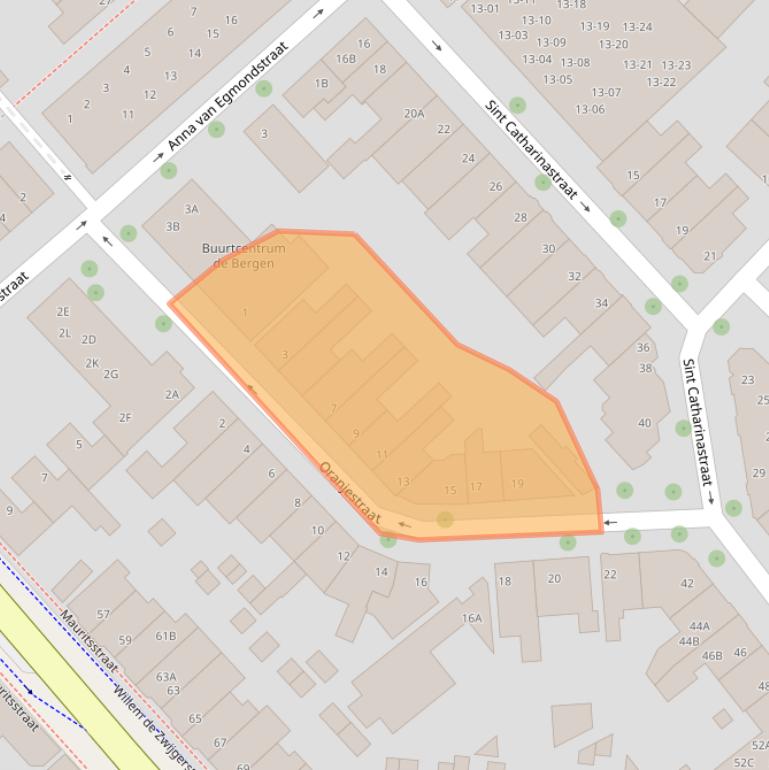 Kaart van postcodegebied 5611JG.