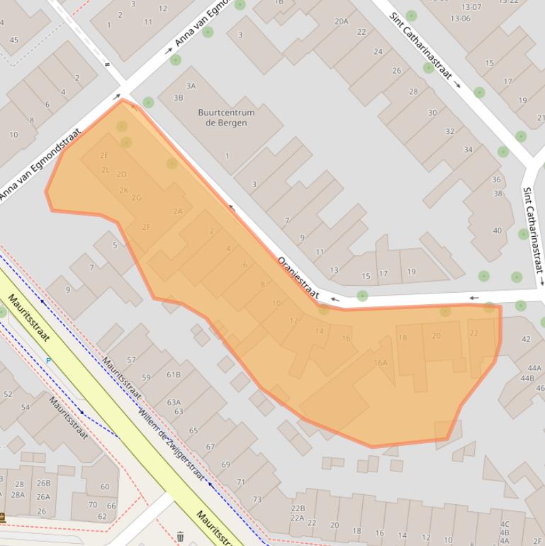 Kaart van postcodegebied 5611JH.