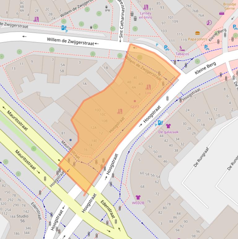 Kaart van postcodegebied 5611JR.
