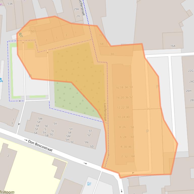 Kaart van postcodegebied 5611KE.