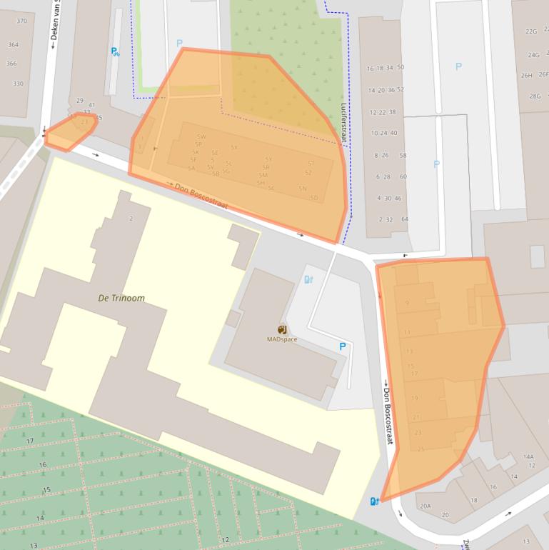 Kaart van postcodegebied 5611KV.