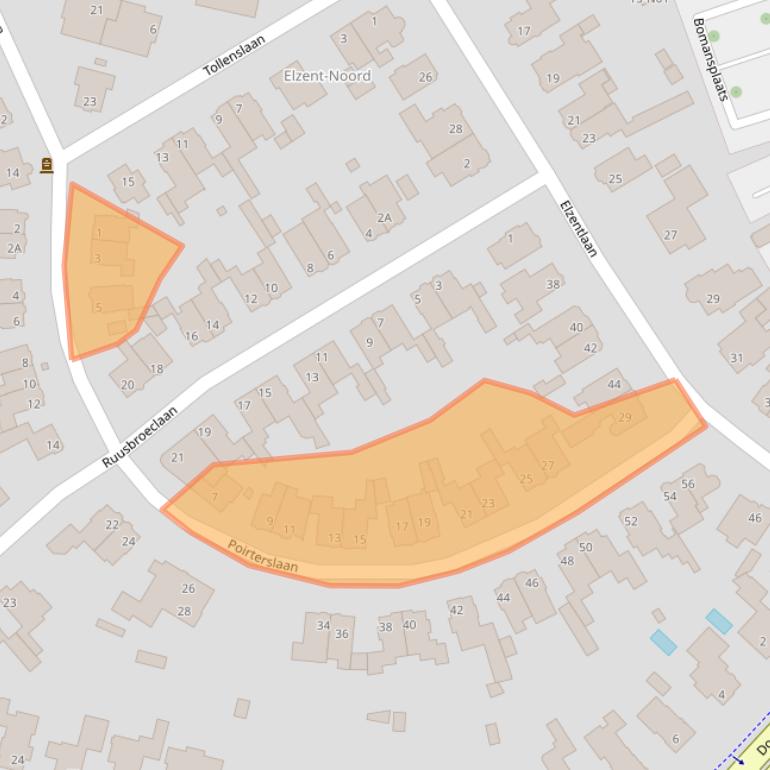 Kaart van postcodegebied 5611LA.