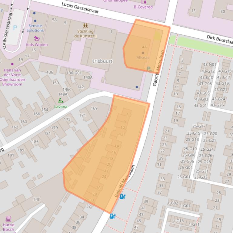 Kaart van postcodegebied 5611SP.