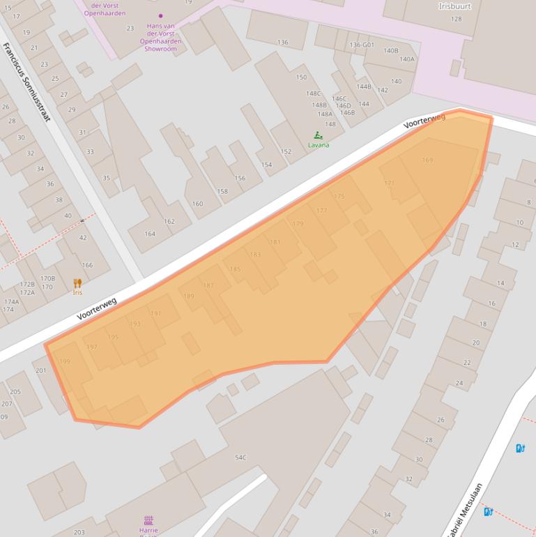 Kaart van postcodegebied 5611TP.
