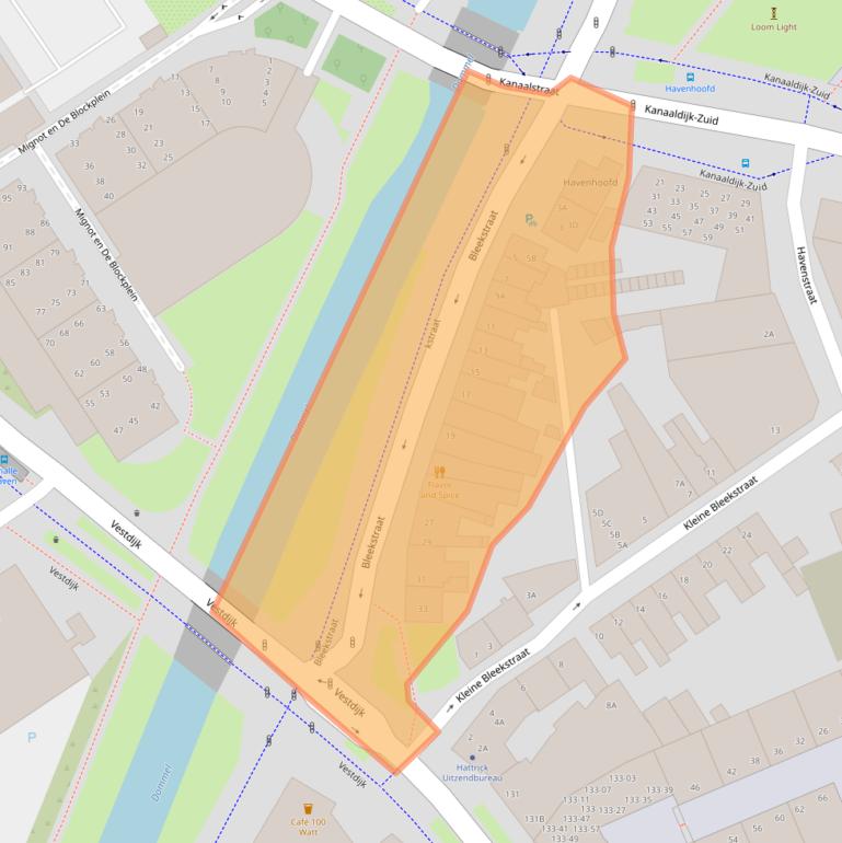 Kaart van postcodegebied 5611VB.
