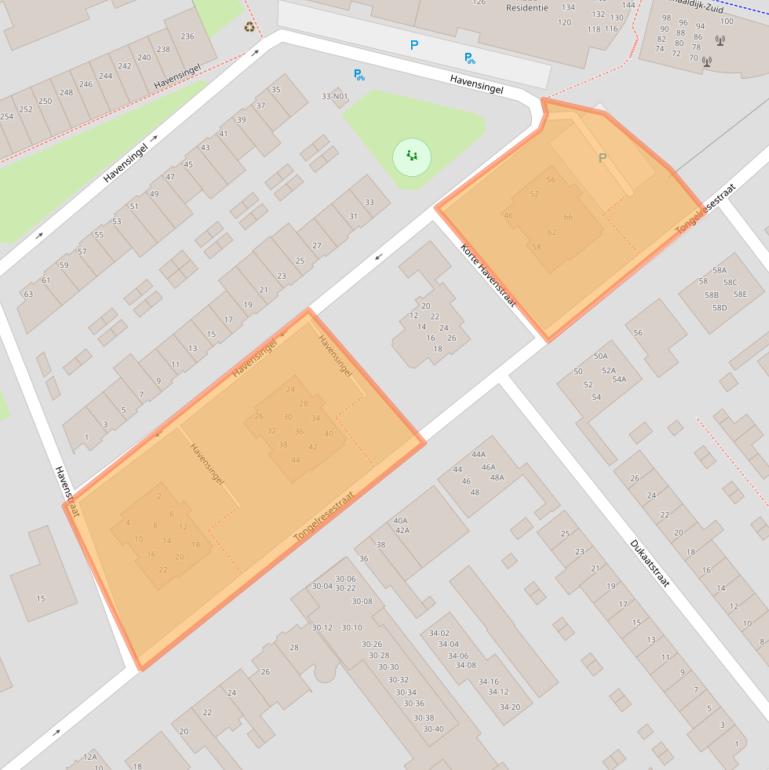 Kaart van postcodegebied 5611VS.