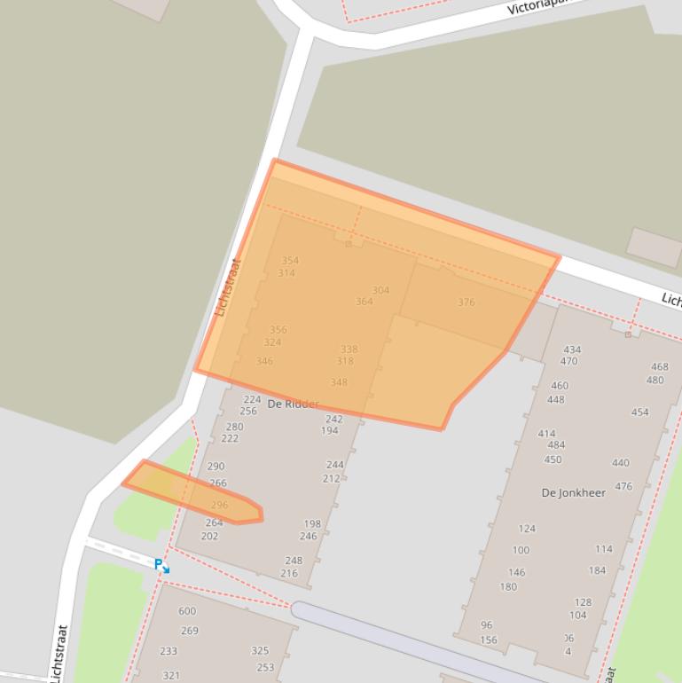 Kaart van postcodegebied 5611XH.