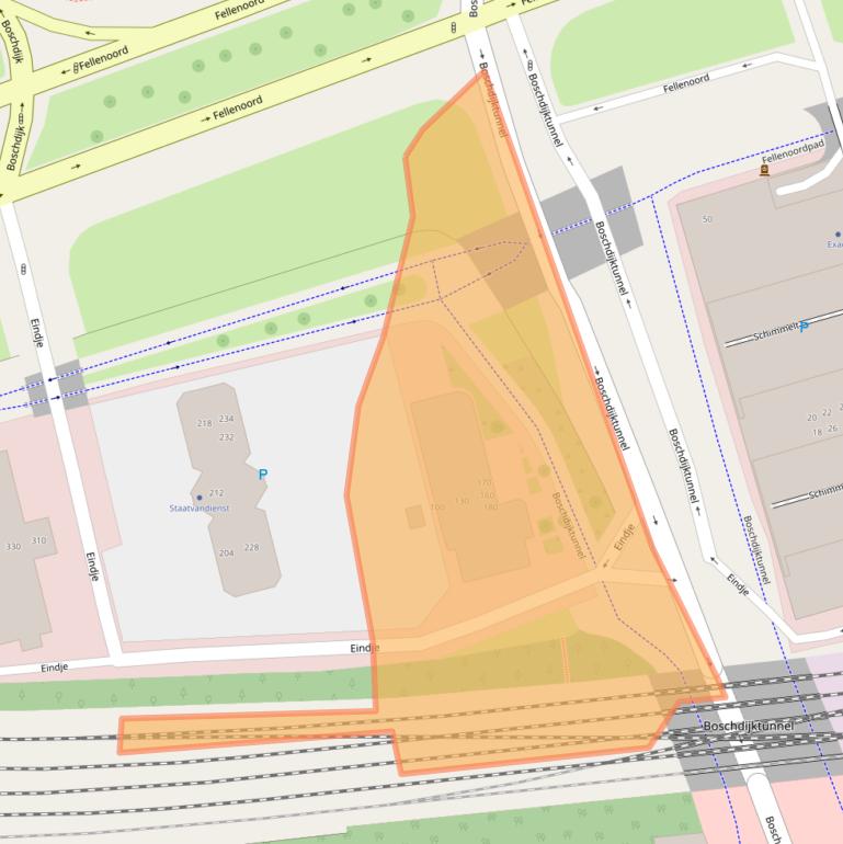 Kaart van postcodegebied 5611ZB.