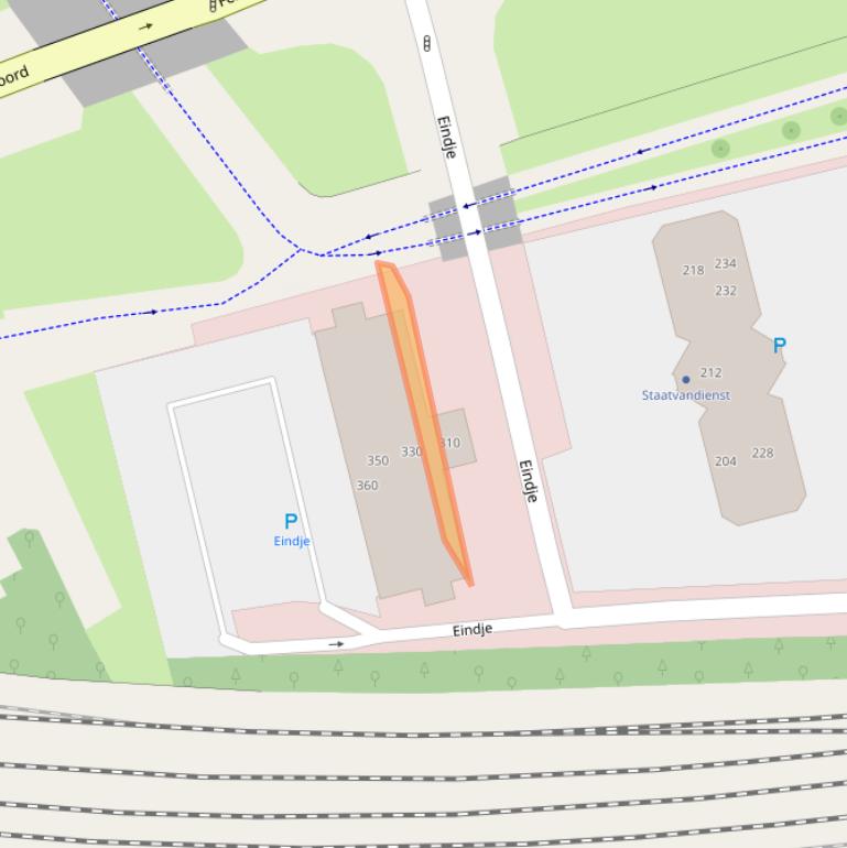 Kaart van postcodegebied 5611ZE.