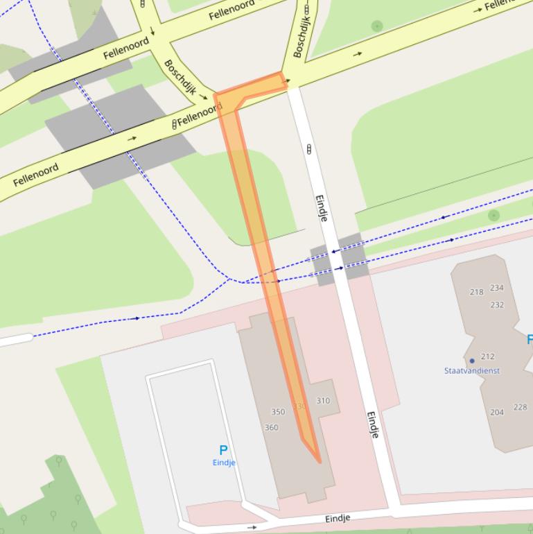 Kaart van postcodegebied 5611ZG.