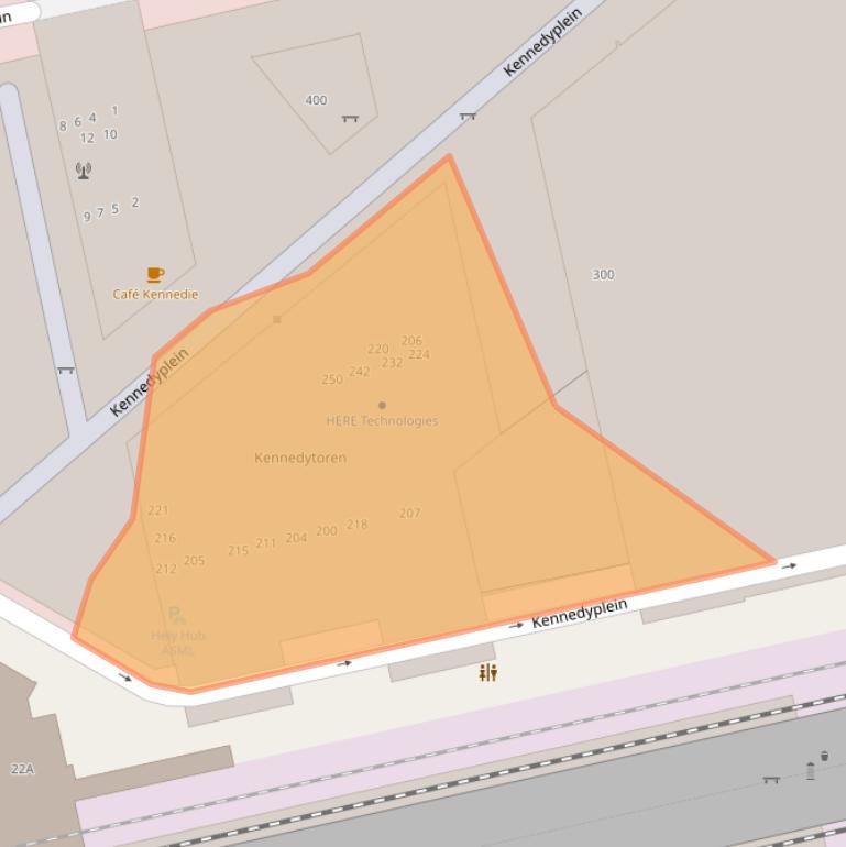 Kaart van postcodegebied 5611ZT.