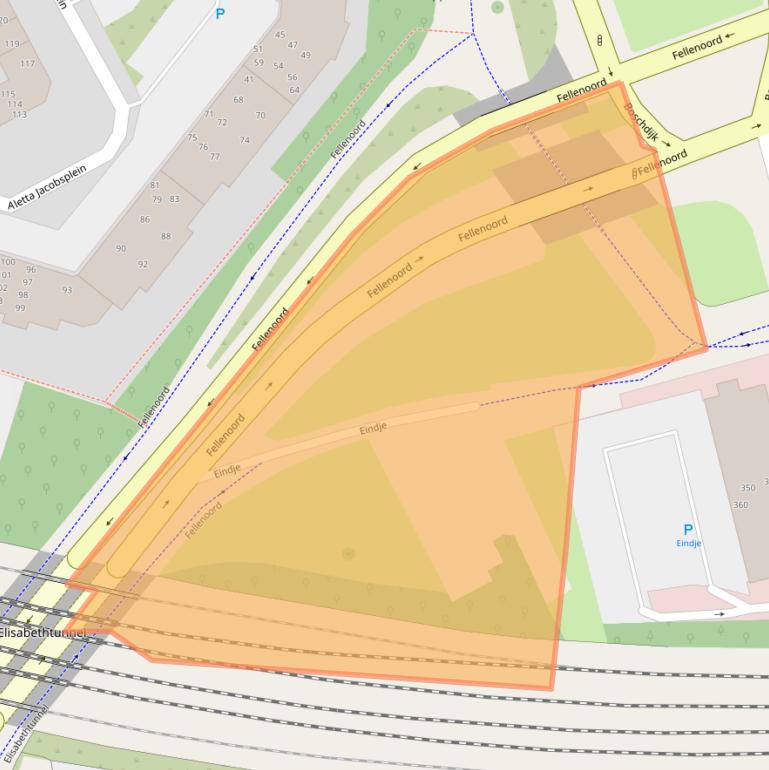 Kaart van postcodegebied 5611ZW.