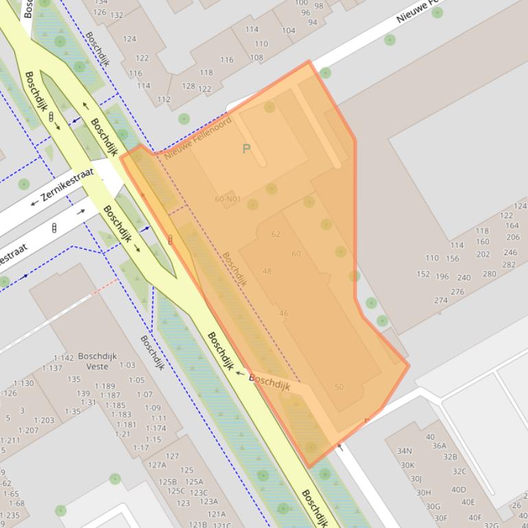 Kaart van postcodegebied 5612AN.