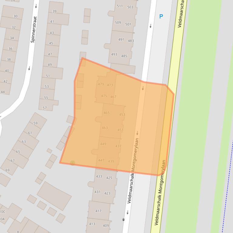 Kaart van postcodegebied 5612BK.