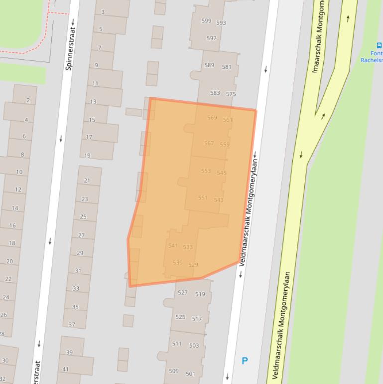 Kaart van postcodegebied 5612BM.