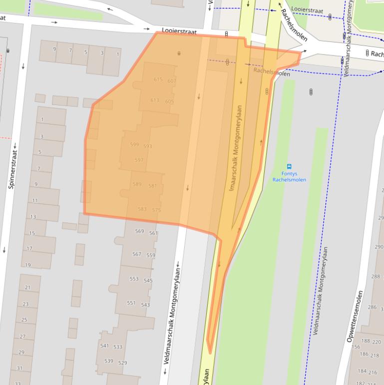 Kaart van postcodegebied 5612BN.