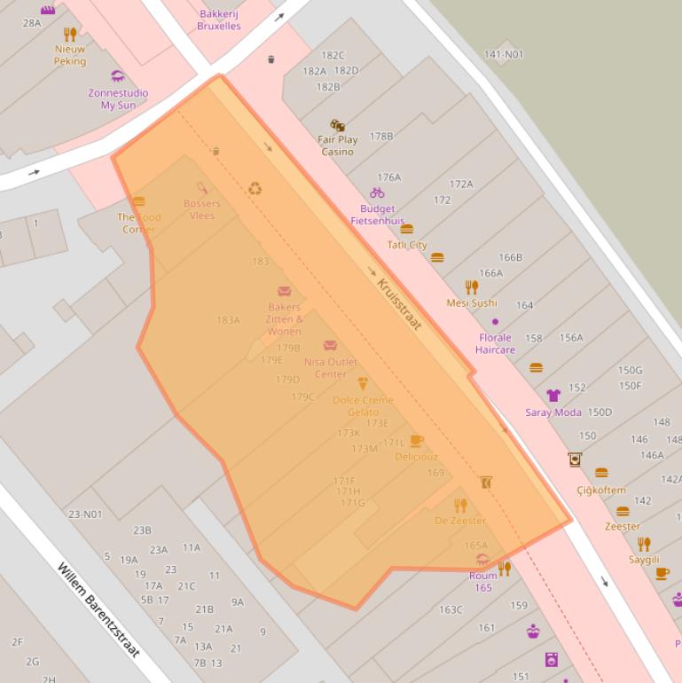 Kaart van postcodegebied 5612CH.