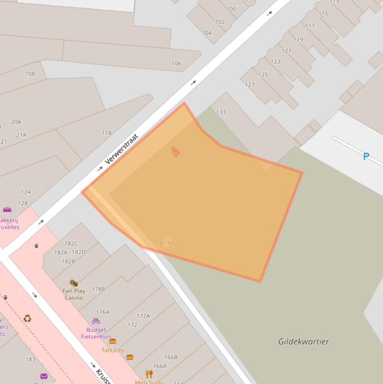 Kaart van postcodegebied 5612EC.