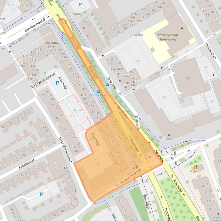 Kaart van postcodegebied 5612HA.