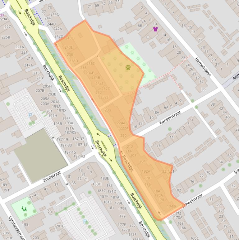 Kaart van postcodegebied 5612HH.