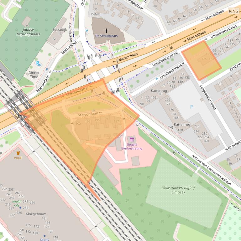 Kaart van postcodegebied 5612HS.