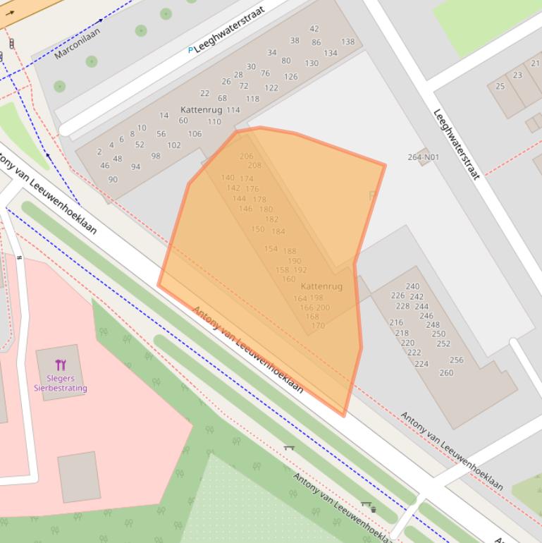 Kaart van postcodegebied 5612JK.