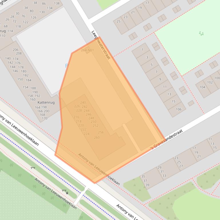 Kaart van postcodegebied 5612JL.