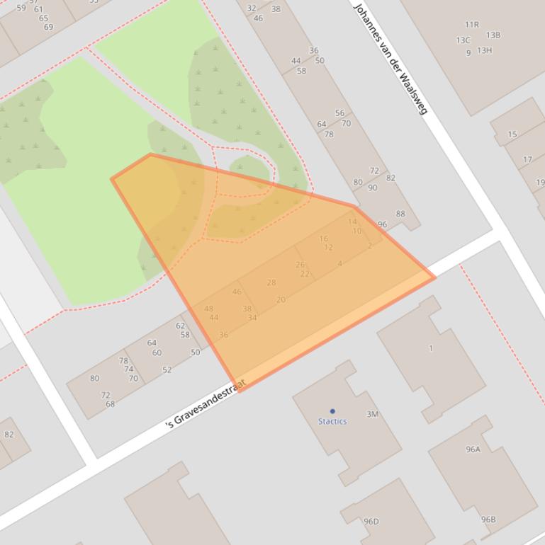 Kaart van postcodegebied 5612JN.