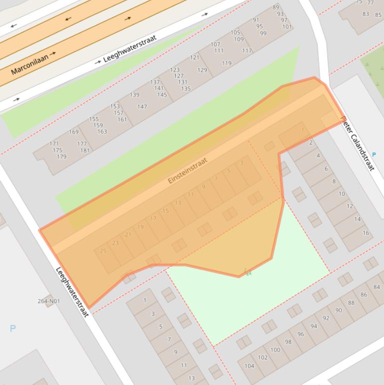 Kaart van postcodegebied 5612JT.