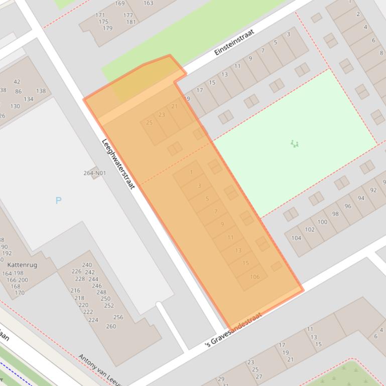 Kaart van postcodegebied 5612JV.