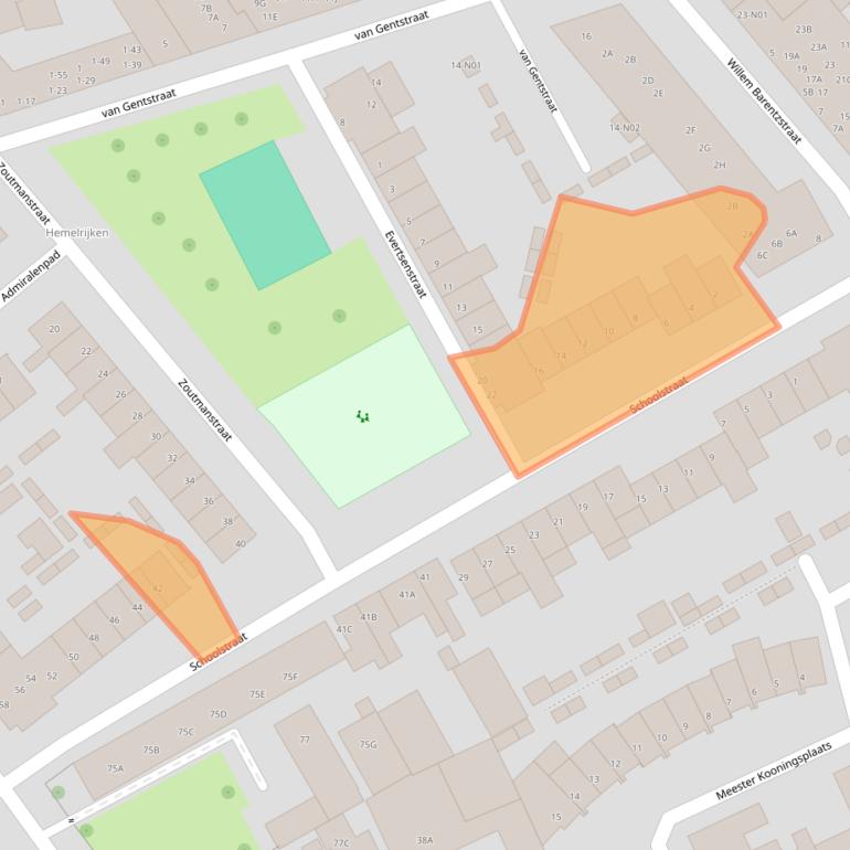 Kaart van postcodegebied 5612KT.