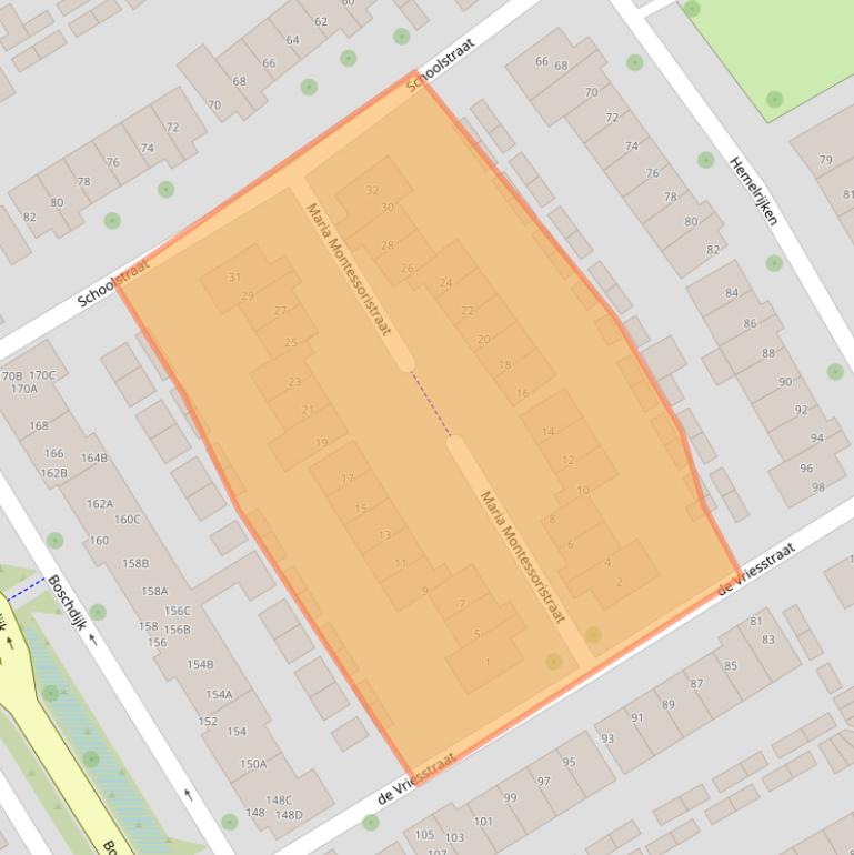 Kaart van postcodegebied 5612KZ.